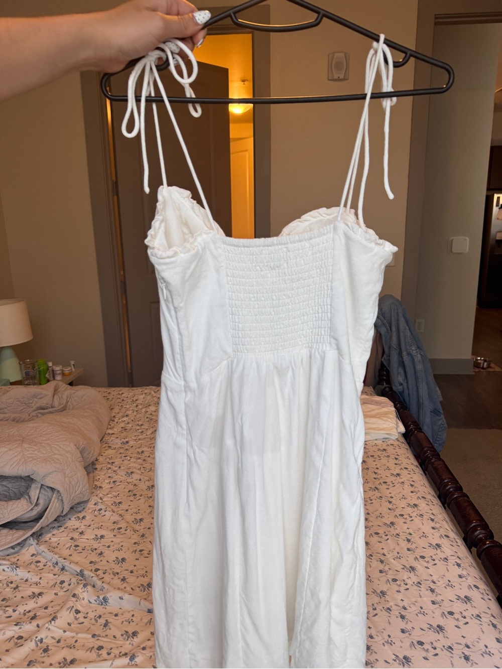 Aritzia Wilfred Fable White Mini Dress - Picture 4 of 5